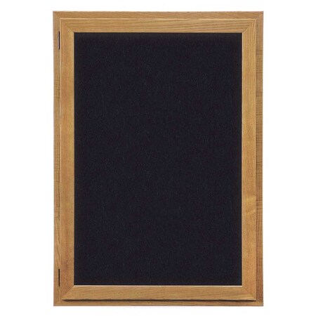 United Visual Products Outdoor Enclosed Combo Board, 72"x36", Blk Frame/Wht Porc & Blue Spruce UVCB7236ODB-WHTPORC-BLSPRU